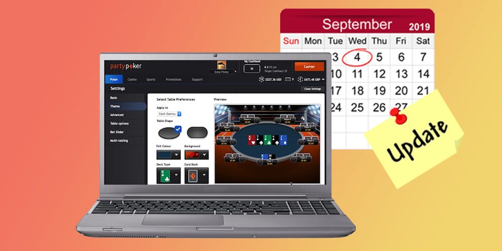 Сентябрьский апдейт partypoker