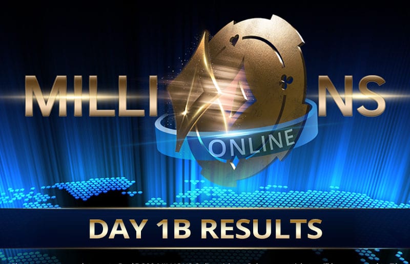 Millions Online Результаты дня 1B