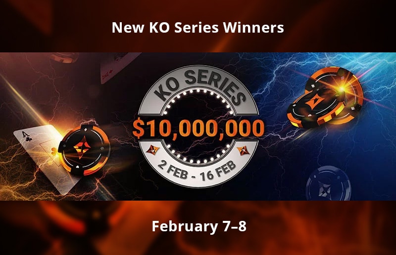 Новые победители турниров KO Series на partypoker