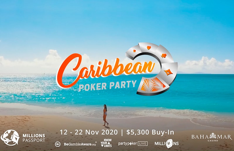 Два пятимиллионных турнира будут проходить на Caribbean Poker Party
