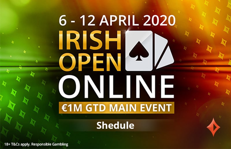 Как будет проходить Irish Open на partypoker: объявлено расписание турниров