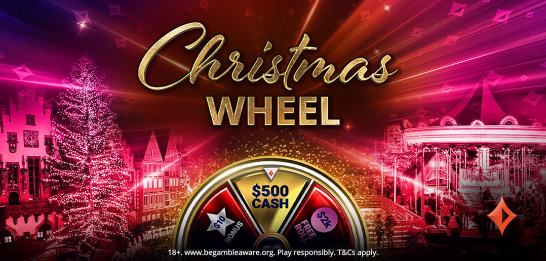 «Рождественское колесо» на partypoker: фрироллы и большие призы
