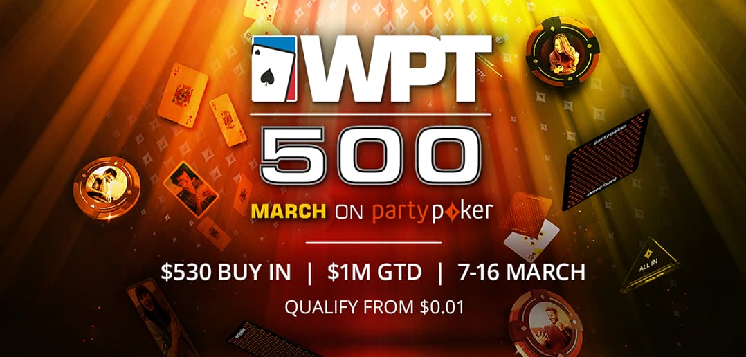 В ходе серии WPT500 partypoker разыграют призы на миллионы долларов!