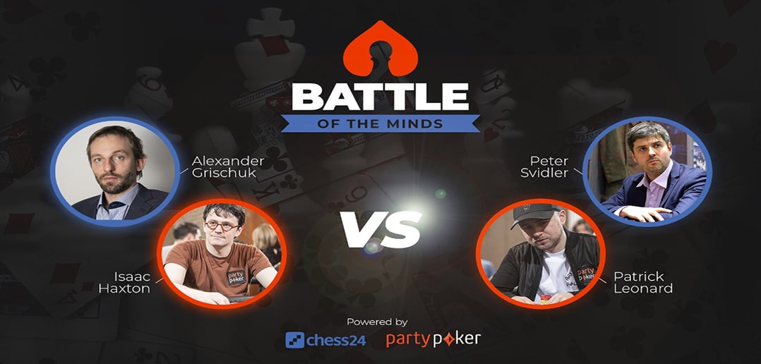 Битва разумов на partypoker: 4 легенды соревнуются в шахматах и в ​​покере
